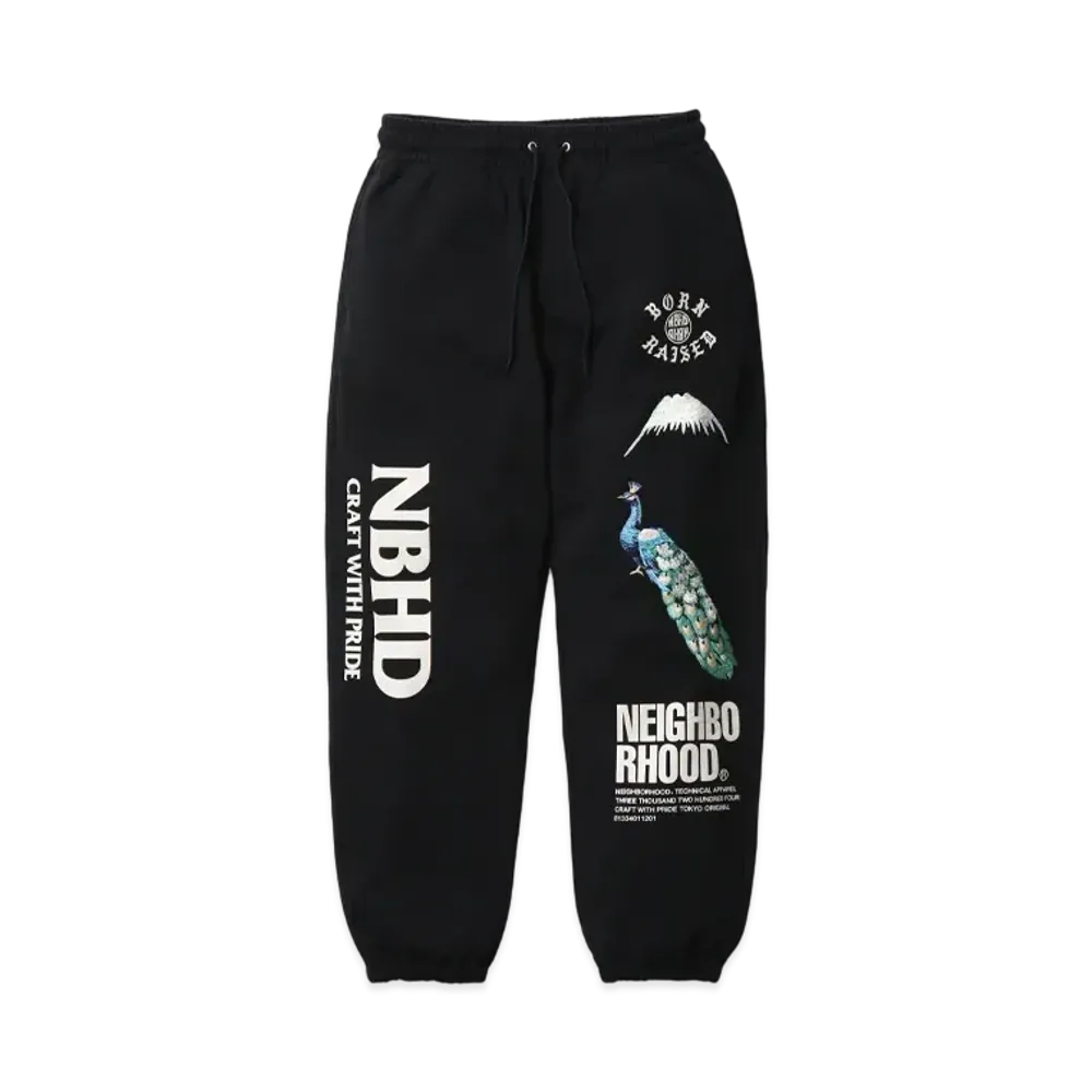 NEIGHBORHOOD x Born x Raised Sweat Pants "Black"