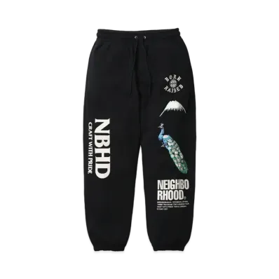 NEIGHBORHOOD x Born x Raised Sweat Pants "Black"