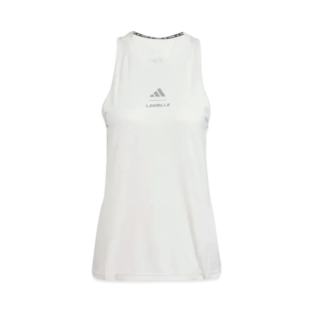adidas Les Mills Graphic Tank Top "Chalk White"