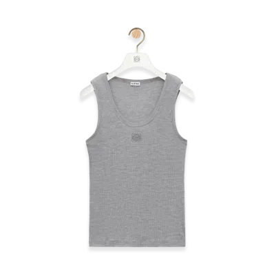LOEWE Anagram Tank Top "Grey Melange"
