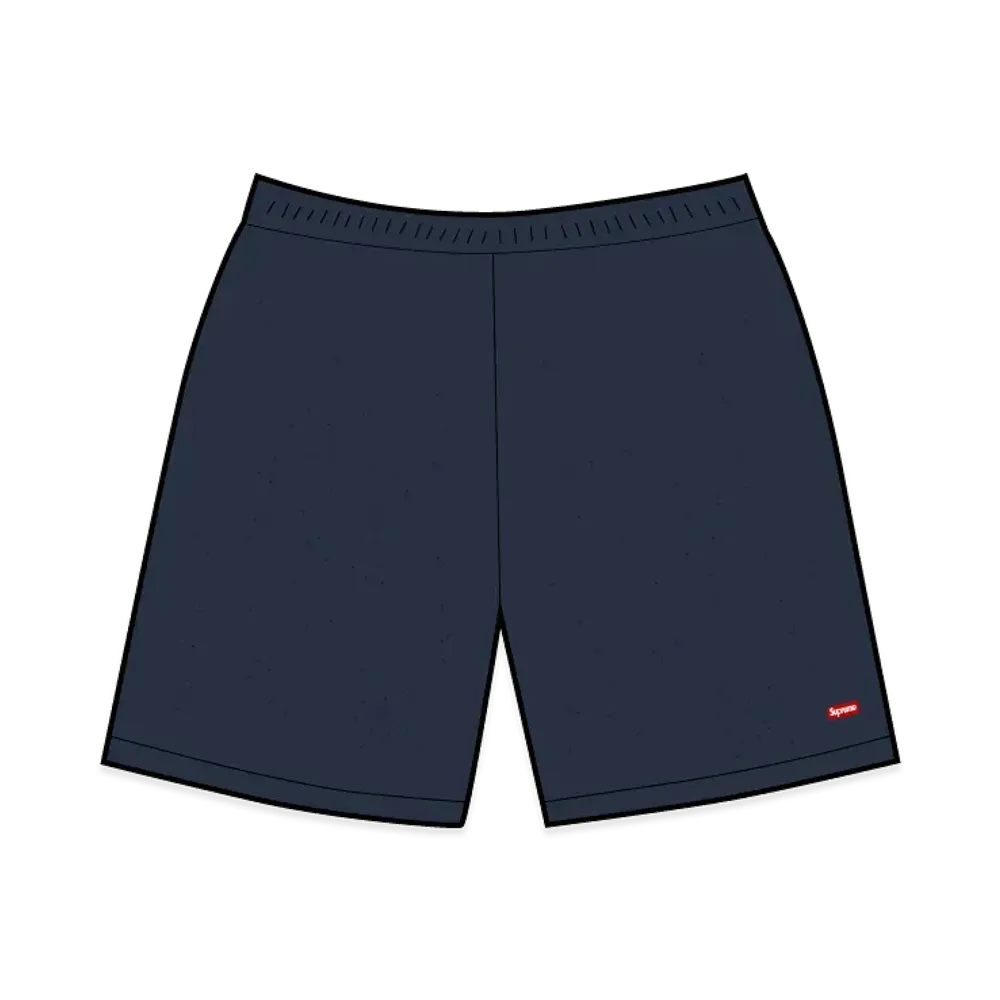 Supreme Small Box Baggy Mesh Short "Navy"