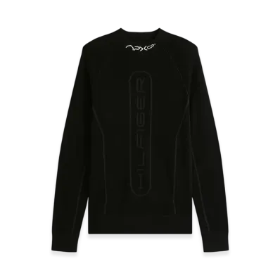 TOMMY HILFIGER APXGP F1 Movie Racing Long Sleeve Mock Neck Shirt "Black"