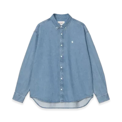 Carhartt WIP L/S Lucas Shirt "Blue/Bleached"
