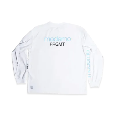 FRAGMENT x moderno L/S T-Shirt "White"