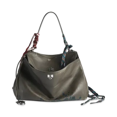 BALENCIAGA Rodeo Handbag Large "Khaki"