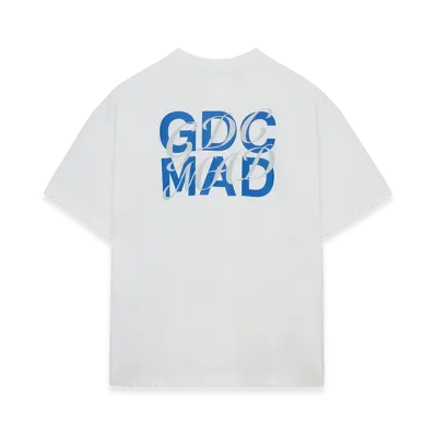 GDC x MADNESS Superimpose Graphic T-Shirt "White"