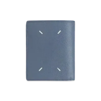 Maison Margiela Compact Bi-fold Wallet "Blue"