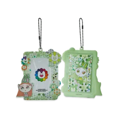 NewJeans x Takashi Murakami Supernatural Photo Card Holder Keyring "Haerin"