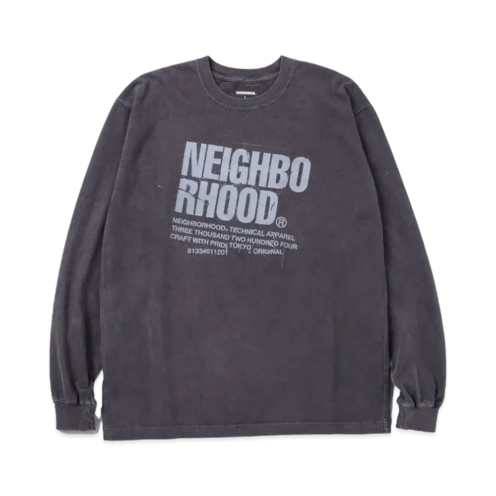 NEIGHBORHOOD NH . Tee LS-11 "Black"