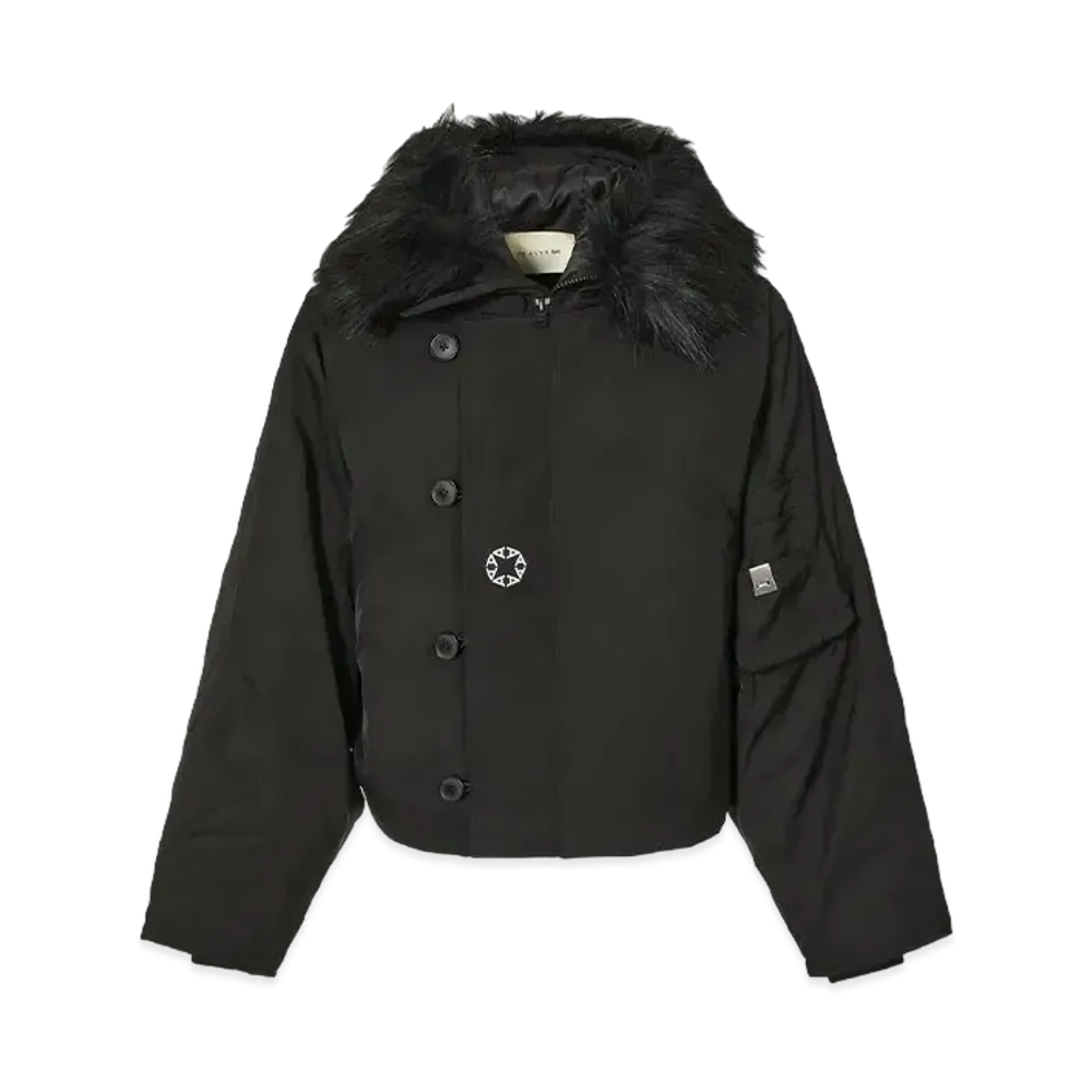 1017 ALYX 9SM Nylon Logo Parka "Black"