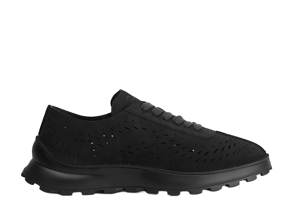 Dior Squash Sneaker Suede Calfskin "Black"