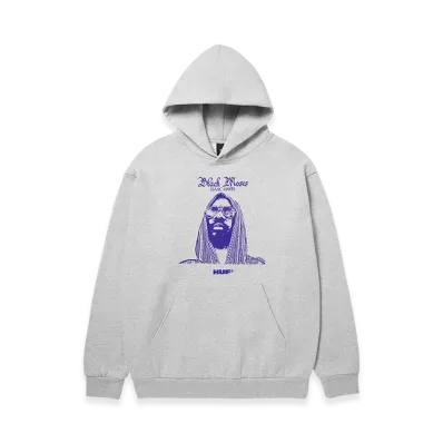 HUF x Isaac Hayes Black Moses Heavyweight Hoodie "Ash"