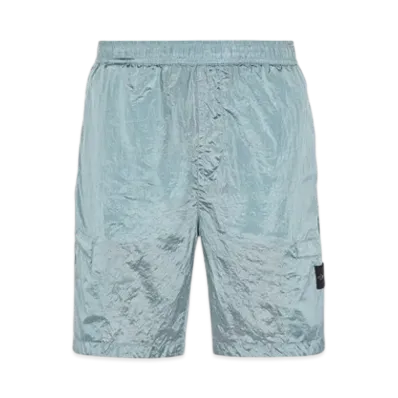 Stone Island L1721 Nylon Metal Garment Dyed Bermuda Shorts - 22SS "Aqua"