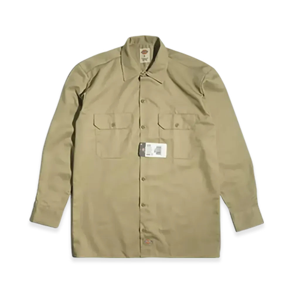 Dickies 574 Long Sleeve Work Shirt "Khaki"