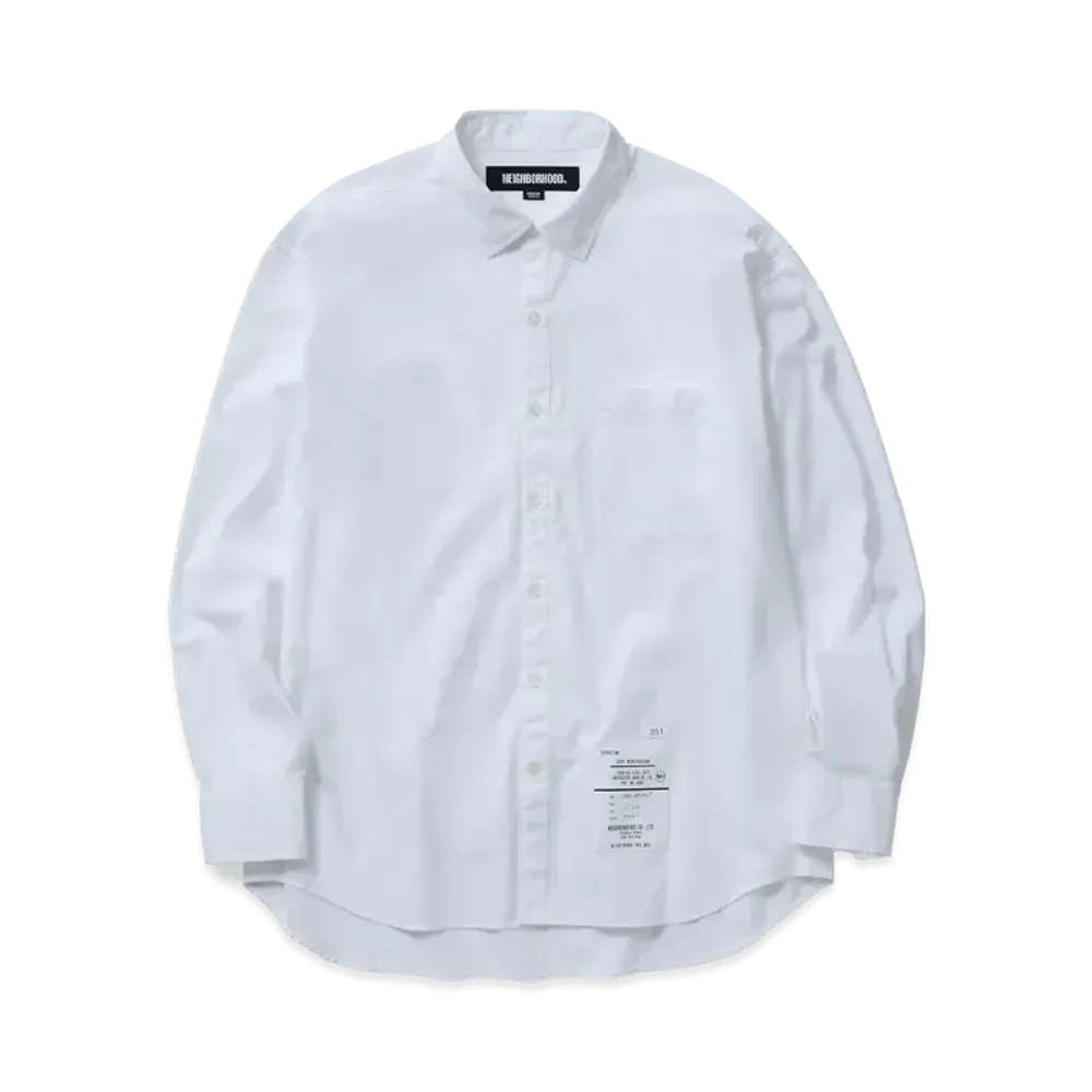 NEIGHBORHOOD Trad Shirt LS "White"