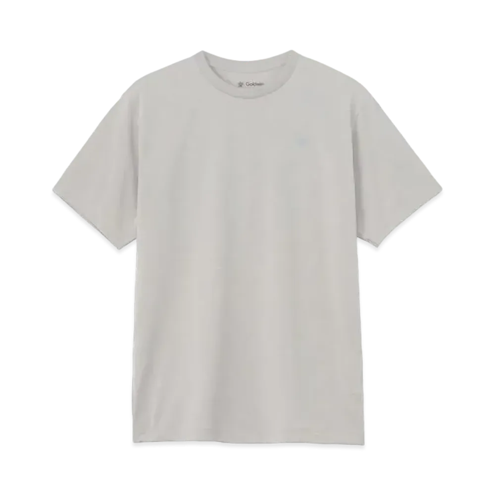 Goldwin Big Logo Print T-shirt (Unisex) "Light Gray"