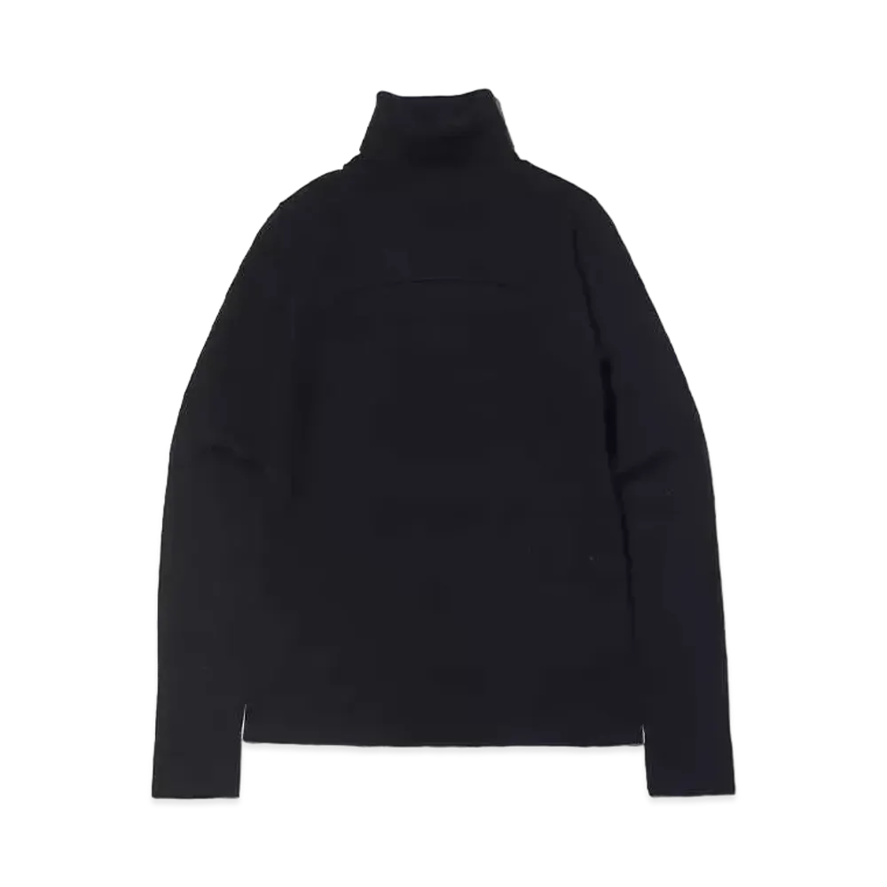 atmos pink Docking Knit Tops "Black"