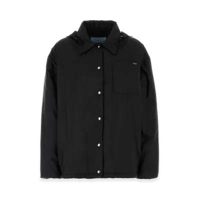 PRADA Women's Re-Nylon Padded Jacket "Black"
