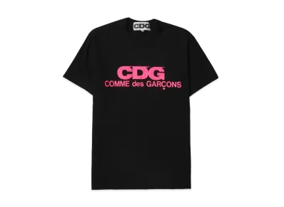 Comme des Garcons CDG Pink Logo T-Shirt "Black" SZ-T086-051