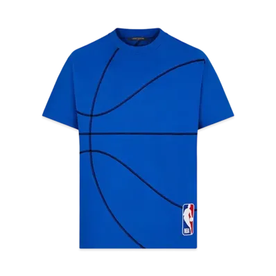 Louis Vuitton LV x NBA Embroidery Detail T-shirt "Navy Blue"