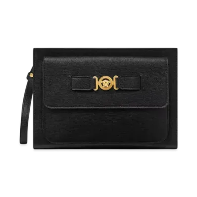 Versace Medusa Biggie Pouch "Black/Gold"