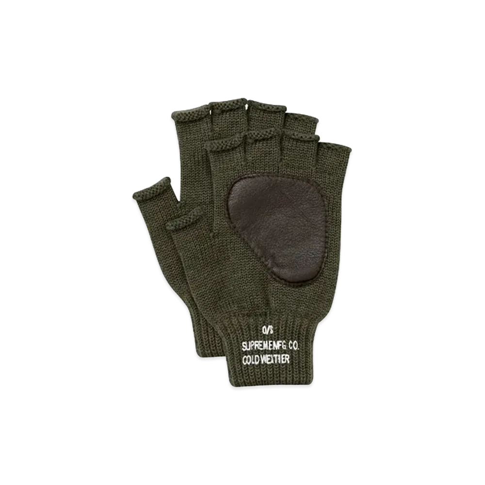 Supreme Fingerless Gloves "Olive"