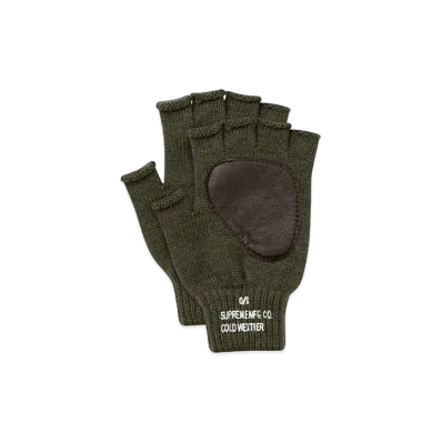 Supreme Fingerless Gloves "Olive"