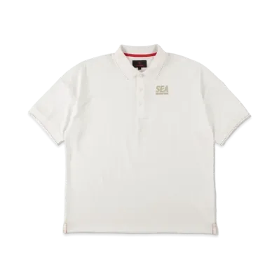 WIND AND SEA x BRIEFING Tour Polo Loose Fit WDS "White"
