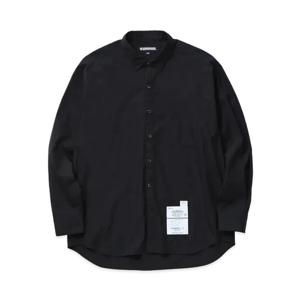 NEIGHBORHOOD Trad Shirt LS "Black"
