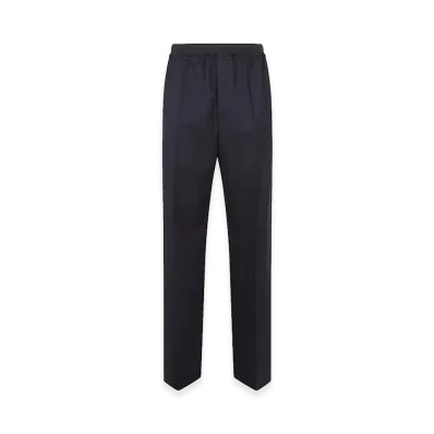 Bottega Veneta Women's Wool Wide-Leg Pant "Midnight Blue"