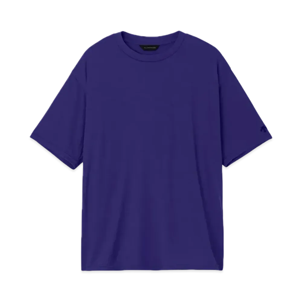 DESCENTE ALLTERRAIN Wool Mix Shirt "Royal Blue"