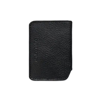OUR LEGACY Card Case "Deep Black Leather"