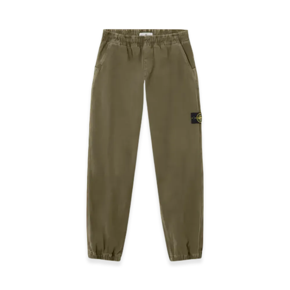 Stone Island Organic Panama Cotton 'OLD' Effect Pants "Brown"