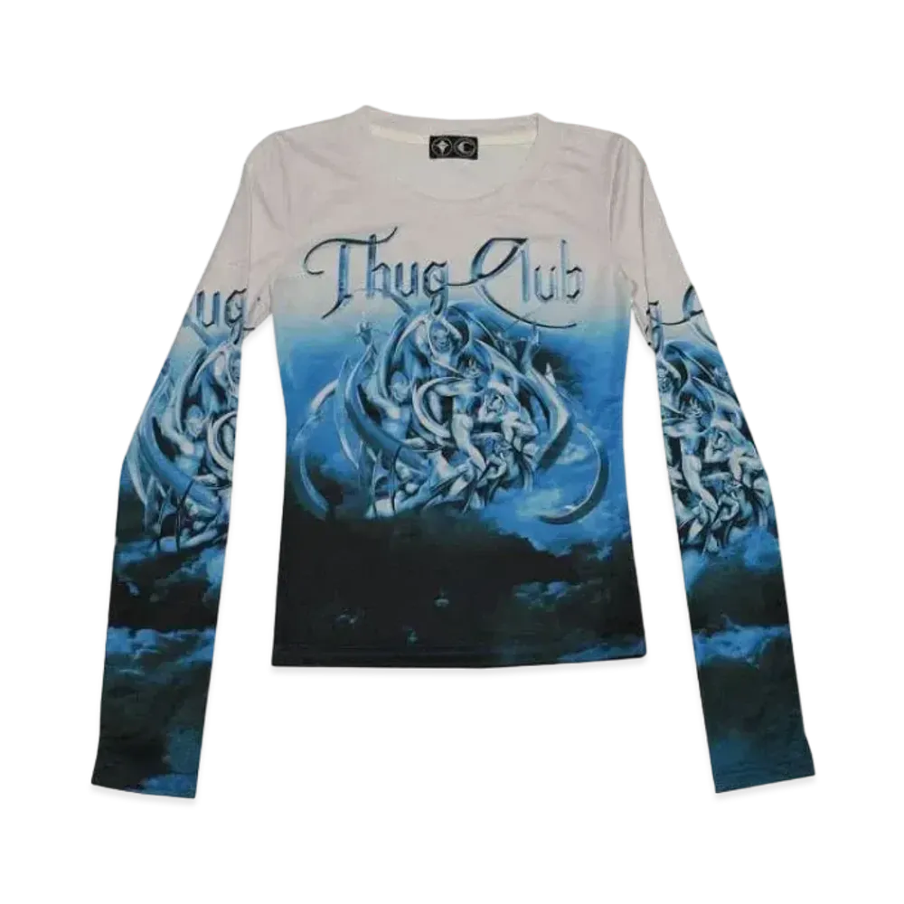 THUG CLUB TC JPG Sleeve Women "Blue"