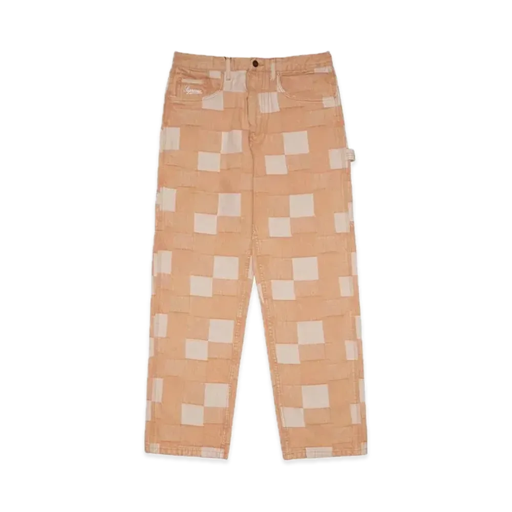 Supreme Patched Denim Painter Pant "Rust"
