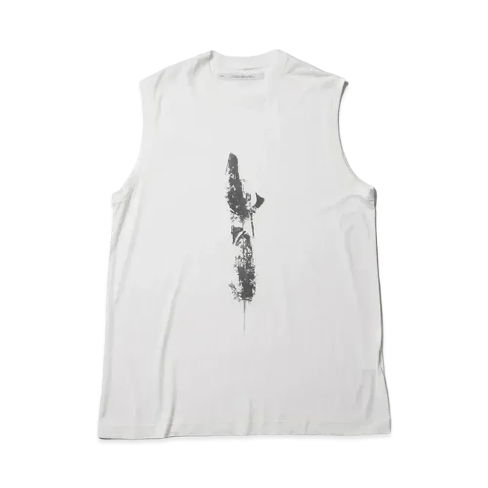 JULIUS Printed Tank Top "Off White"