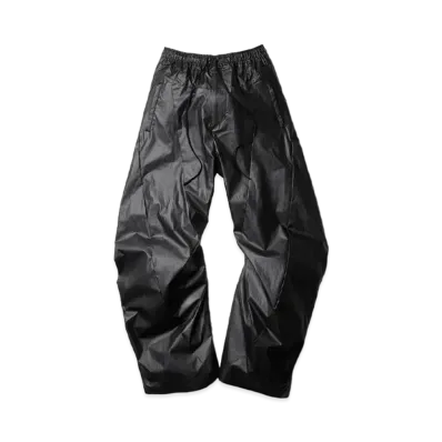 JULIUS Dimensional Wide Pants "Black"