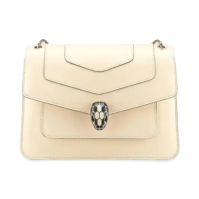 BVLGARI Serpenti Forever Shoulder Bag "Beige"