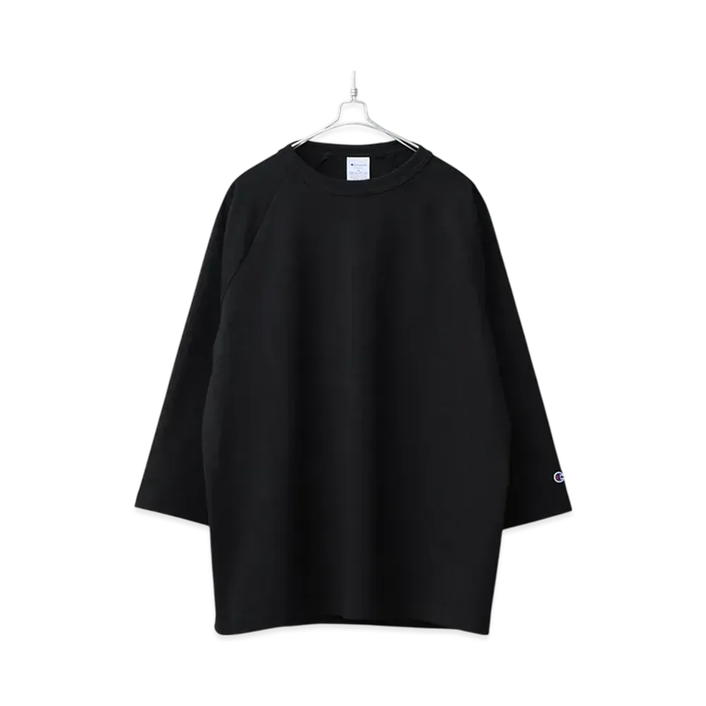 Champion Raglan 3/4 Sleeve T-Shirt "Black"