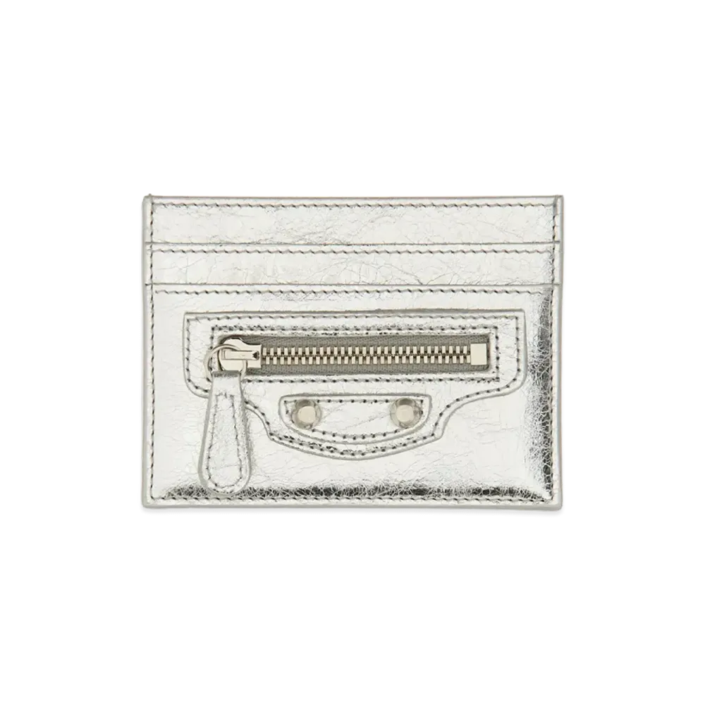 BALENCIAGA Women's Card Holder Le City "Silver"