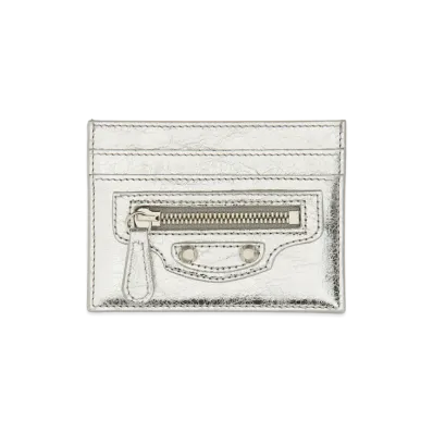 BALENCIAGA Women's Card Holder Le City "Silver"