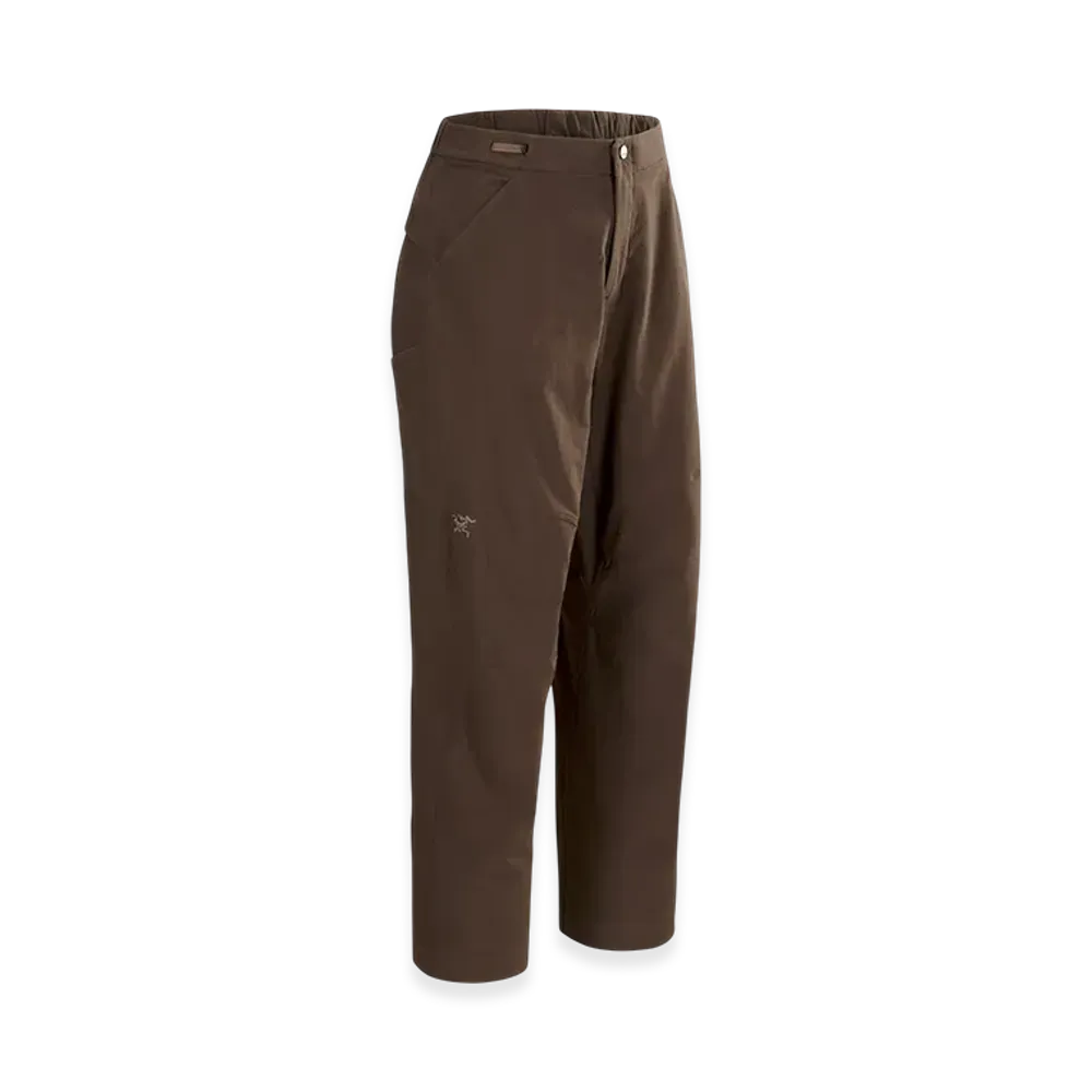ARC'TERYX Women's Clarkia Cotton Pant Wide Leg "Carob" X000009318