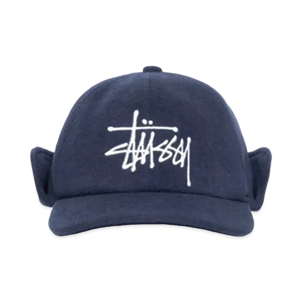 Stussy Ear Flap Wool Cap "Navy"