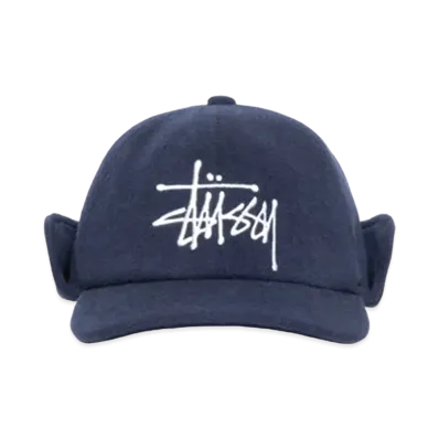 Stussy Ear Flap Wool Cap "Navy"
