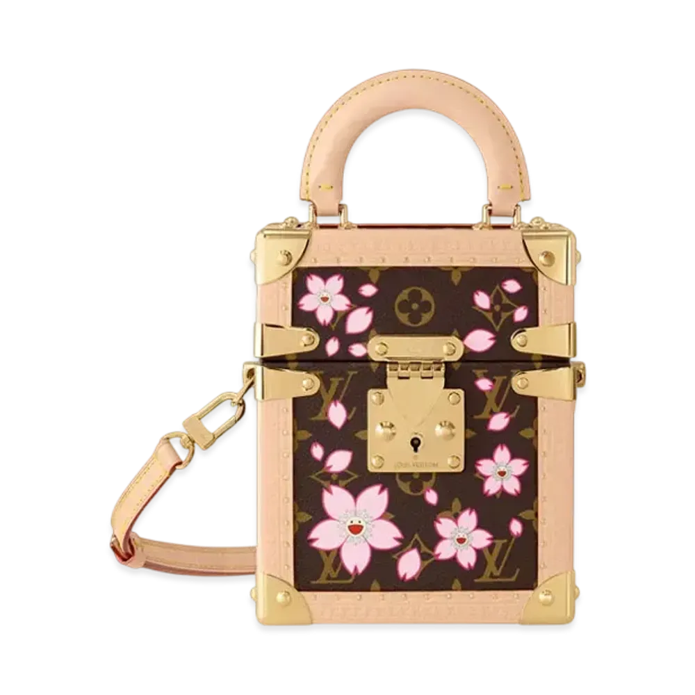 Louis Vuitton x Takashi Murakami Camera Box Monogram Canvas "Sakura Brown"