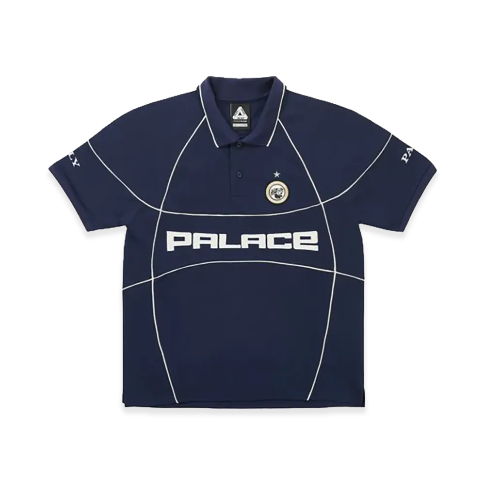 PALACE Pro Team Piped Polo "Navy"