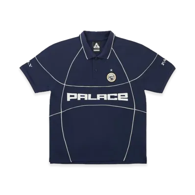 PALACE Pro Team Piped Polo "Navy"