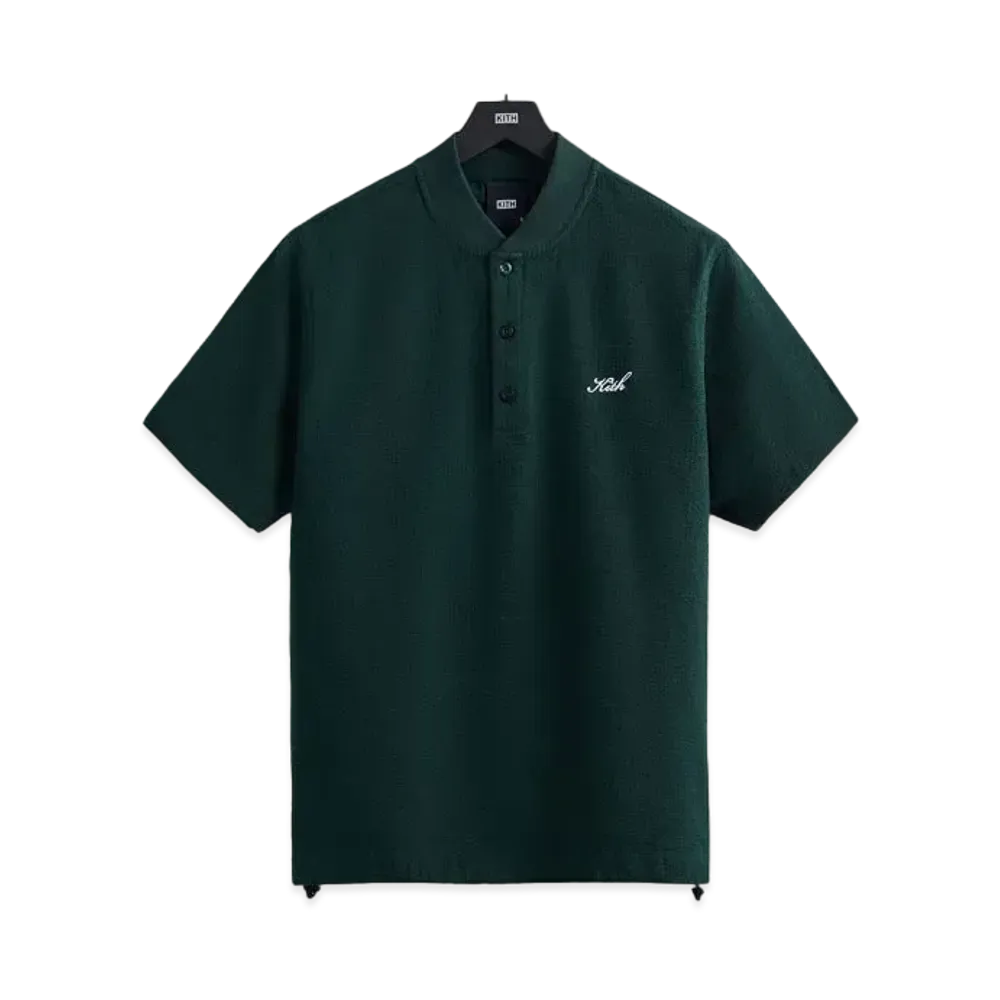 Kith Seersucker Pearson Henley Pullover "Stadium"