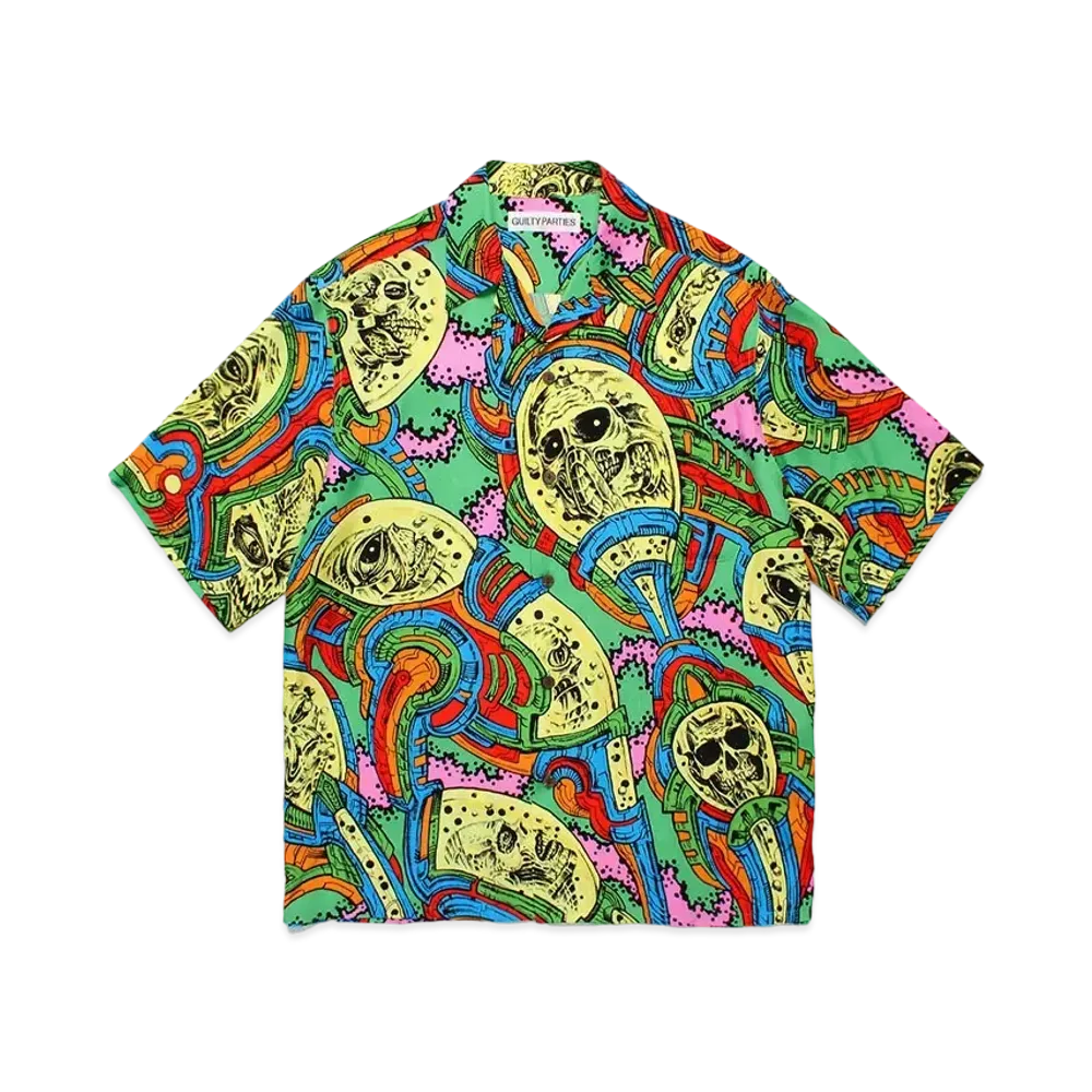 WACKO MARIA Tim Lehi / Hawaiian Shirt "Green"
