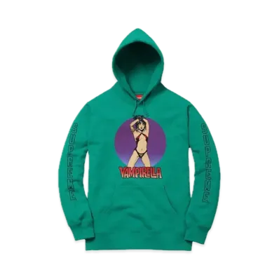 Supreme Vampirella Hooded Sweatshirt "Aqua"